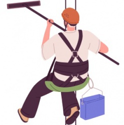 industrial-alpinist-suspended-ropes-cleaning-building-height-worker-safety-helmet-washing-hanging-harness-with-wiper-bucket-flat-vector-illustration-isolated-white-background_633472-549