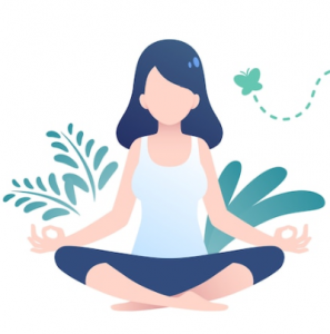 mujer-meditando-ilustracion-naturaleza-pacifica-yoga-concepto-estilo-vida-saludable-diseno-dibujos-animados-plana_115968-34